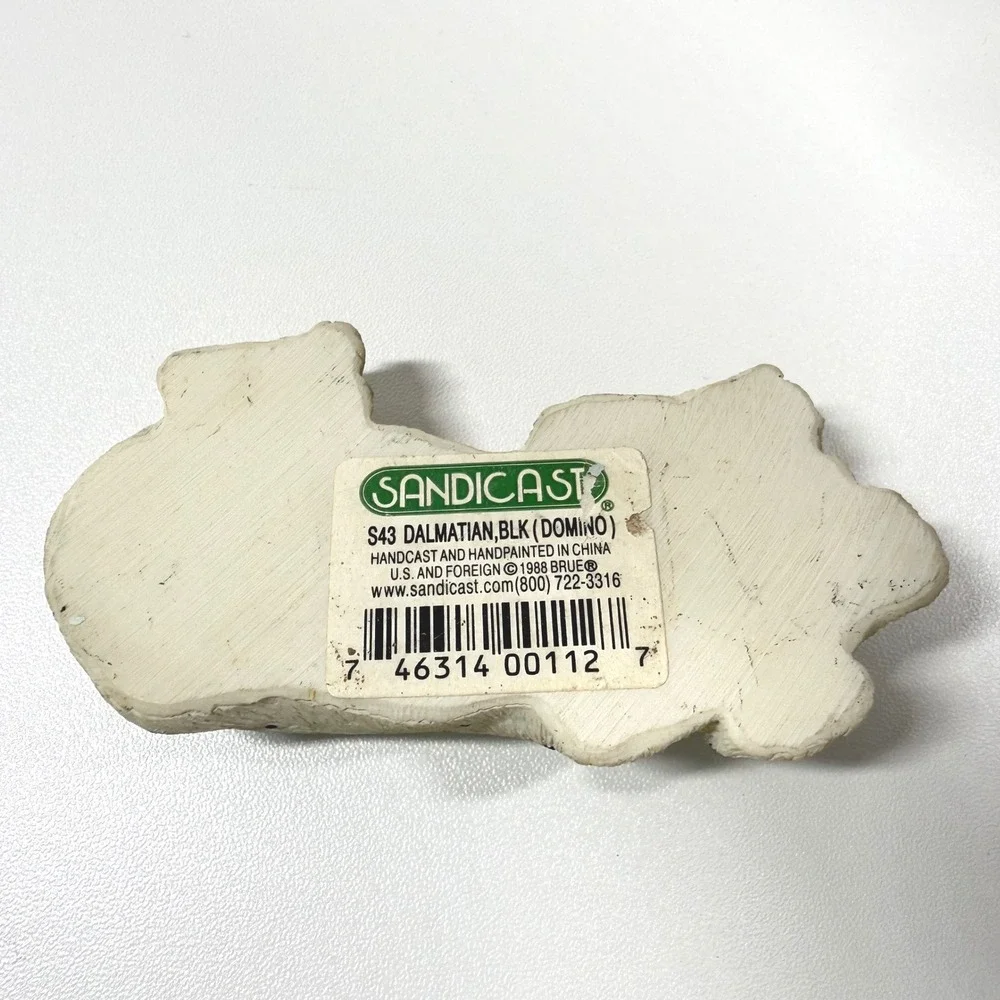 Sandicast Dalmatian Puppy Figurine Domino S43 Sleeping Dog Sandra Brue 1988 4